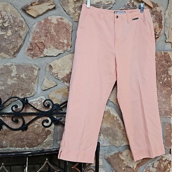 Caribbean Joe Orange‎ Sherbert Capri Pants Sz 10 - Picture 3 of 13